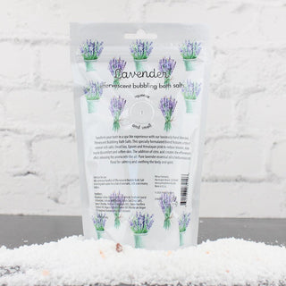 Bubbling Bath Salt - LAVENDER - Primal Elements