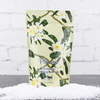 Bubbling Bath Salt - PLUMERIA - Primal Elements