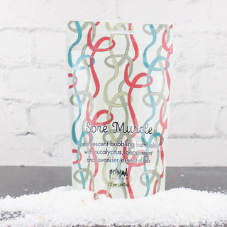 Bubbling Bath Salt - SORE MUSCLE - Primal Elements