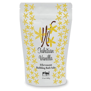 Bubbling Bath Salt - TAHITIAN VANILLA - Primal Elements