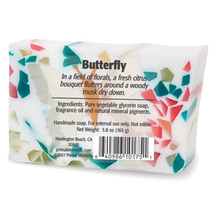 BUTTERFLY Vegetable Glycerin Bar Soap - Primal Elements