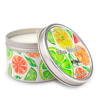CITRUS MELONMINT Travel Tin Candle - Primal Elements