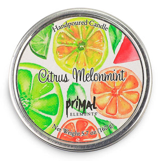 CITRUS MELONMINT Travel Tin Candle - Primal Elements