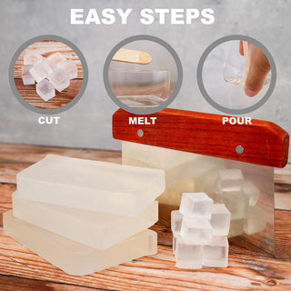 Clear Melt & Pour Soap Base - HONEY - Primal Elements