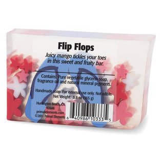 FLIP FLOPS Vegetable Glycerin Bar Soap - Primal Elements