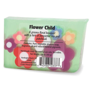 FLOWERCHILD Vegetable Glycerin Bar Soap - Primal Elements