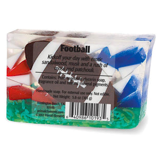 FOOTBALL Vegetable Glycerin Bar Soap - Primal Elements