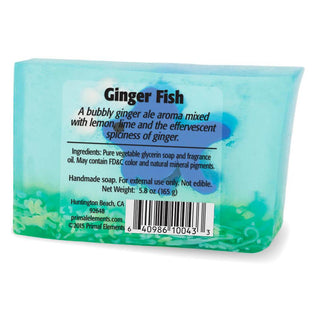 GINGER FISH Vegetable Glycerin Bar Soap - Primal Elements