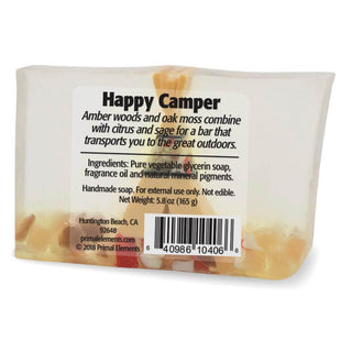 HAPPY CAMPER Vegetable Glycerin Bar Soap - Primal Elements
