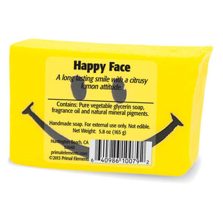 HAPPY FACE Vegetable Glycerin Bar Soap - Primal Elements