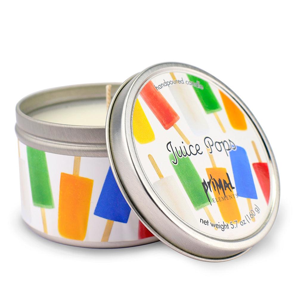JUICE POPS Travel Tin Candle - Primal Elements
