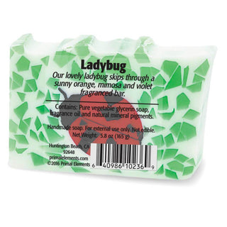 LADYBUG Vegetable Glycerin Bar Soap - Primal Elements