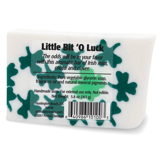 LIL' BIT OF LUCK Vegetable Glycerin Bar Soap - Primal Elements
