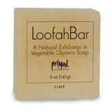 LIME Handmade Glycerin LoofahBar Soap - Primal Elements