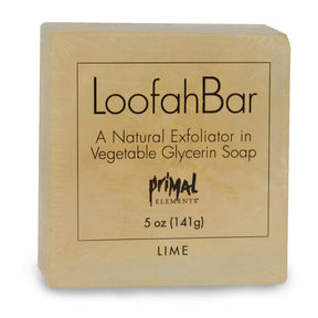 LIME Handmade Glycerin LoofahBar Soap - Primal Elements