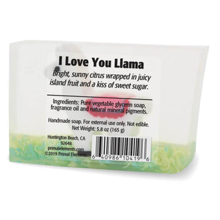LLAMA Vegetable Glycerin Bar Soap - Primal Elements