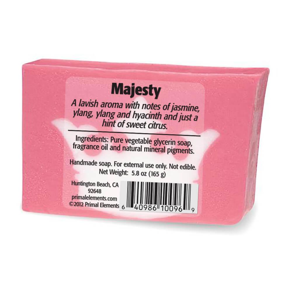 MAJESTY Vegetable Glycerin Bar Soap - Primal Elements