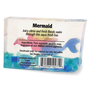 MERMAID Vegetable Glycerin Bar Soap - Primal Elements