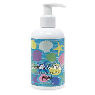 Moisturizing Lotion 8 oz. - SEASHELLS & STARFISH - Primal Elements