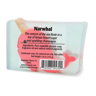 NARWHAL Vegetable Glycerin Bar Soap - Primal Elements