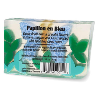 PAPILLION EN BLEU Vegetable Glycerin Bar Soap - Primal Elements