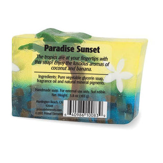 PARADISE SUNSET Vegetable Glycerin Bar Soap - Primal Elements