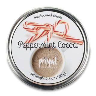 PEPPERMINT COCOA Travel Tin Candle - Primal Elements