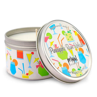 PINEAPPLE RUM SPLASH Travel Tin Candle - Primal Elements