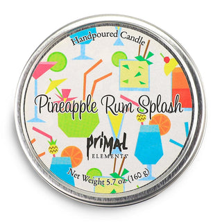 PINEAPPLE RUM SPLASH Travel Tin Candle - Primal Elements