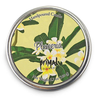 PLUMERIA Travel Tin Candle - Primal Elements