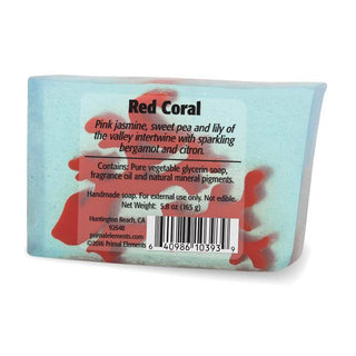 RED CORAL Vegetable Glycerin Bar Soap - Primal Elements