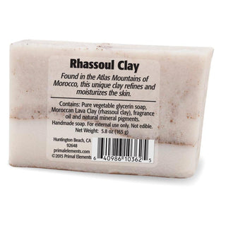 RHASSOUL CLAY Vegetable Glycerin Bar Soap - Primal Elements