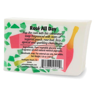 ROSÉ ALL DAY Vegetable Glycerin Bar Soap - Primal Elements