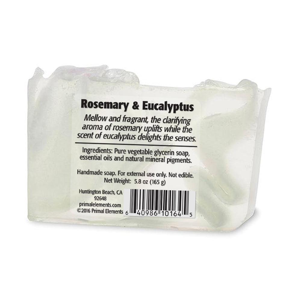 ROSEMARY & EUCALYPTUS Vegetable Glycerin Bar Soap - Primal Elements
