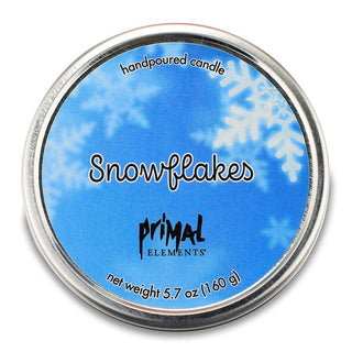 SNOWFLAKES Travel Tin Candle - Primal Elements