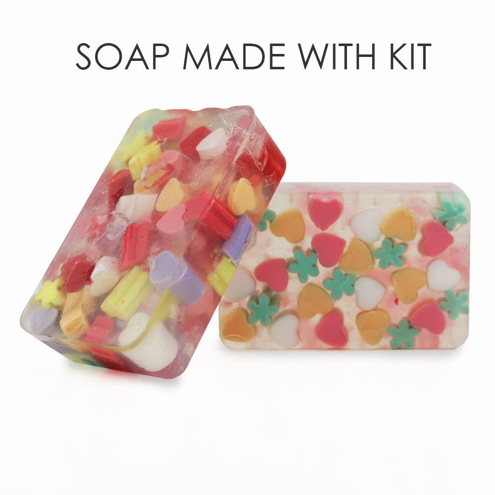 SOAP MAKING KIT - HEARTS & FLOWERS - Primal Elements