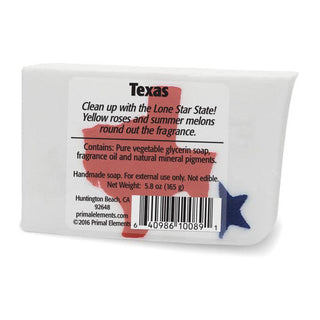TEXAS Vegetable Glycerin Bar Soap - Primal Elements