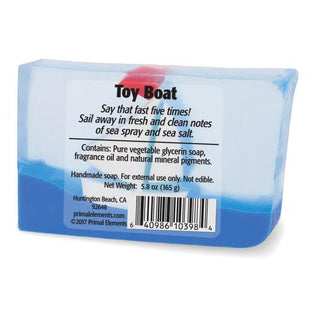 TOY BOAT Vegetable Glycerin Bar Soap - Primal Elements
