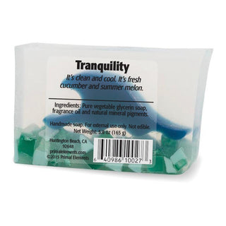 TRANQUILITY Vegetable Glycerin Bar Soap - Primal Elements