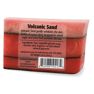VOLCANIC SAND Vegetable Glycerin Bar Soap - Primal Elements