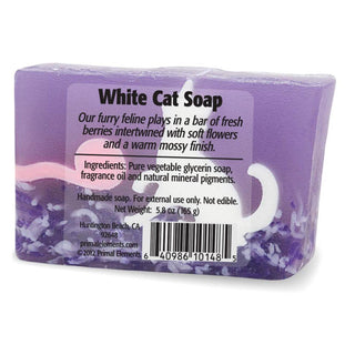 WHITE CAT Vegetable Glycerin Bar Soap - Primal Elements