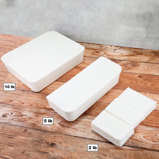 White Melt & Pour Soap Base - LAVENDER - Primal Elements