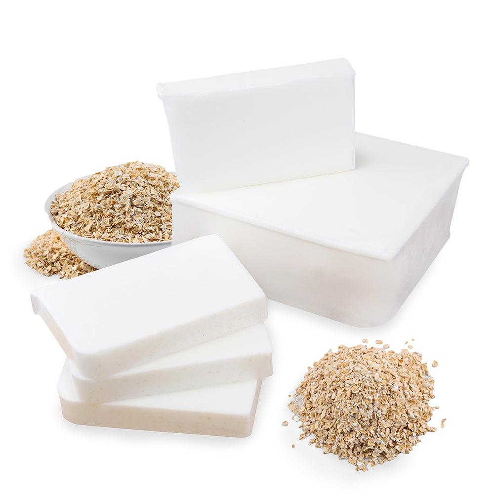White Melt & Pour Soap Base - OATMEAL - Primal Elements