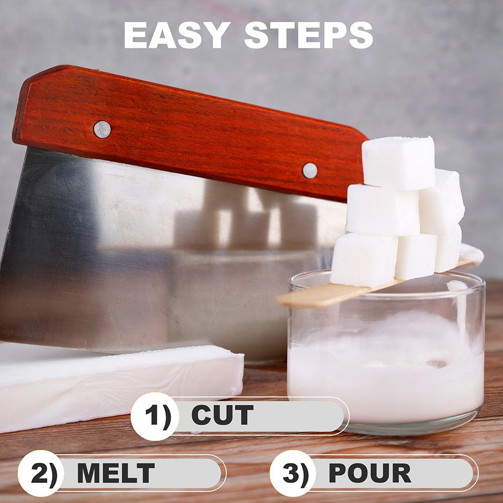 White Melt & Pour Soap Base - OATMEAL - Primal Elements